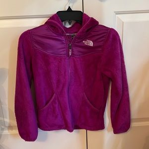 North Face Girls Medium Fuzzy Jacket